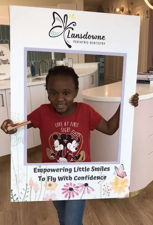 happy kit at the dentist